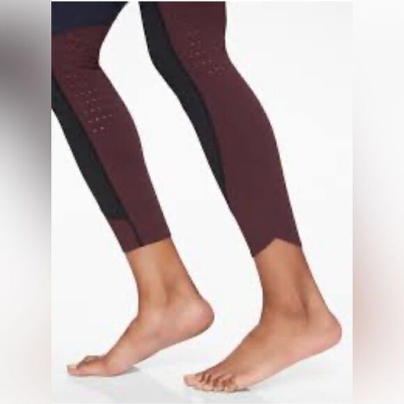 Athleta Chakra Colorblock 7/8 Leggings Women’s Small Stretch. NWT. XL - Picture 3 of 9